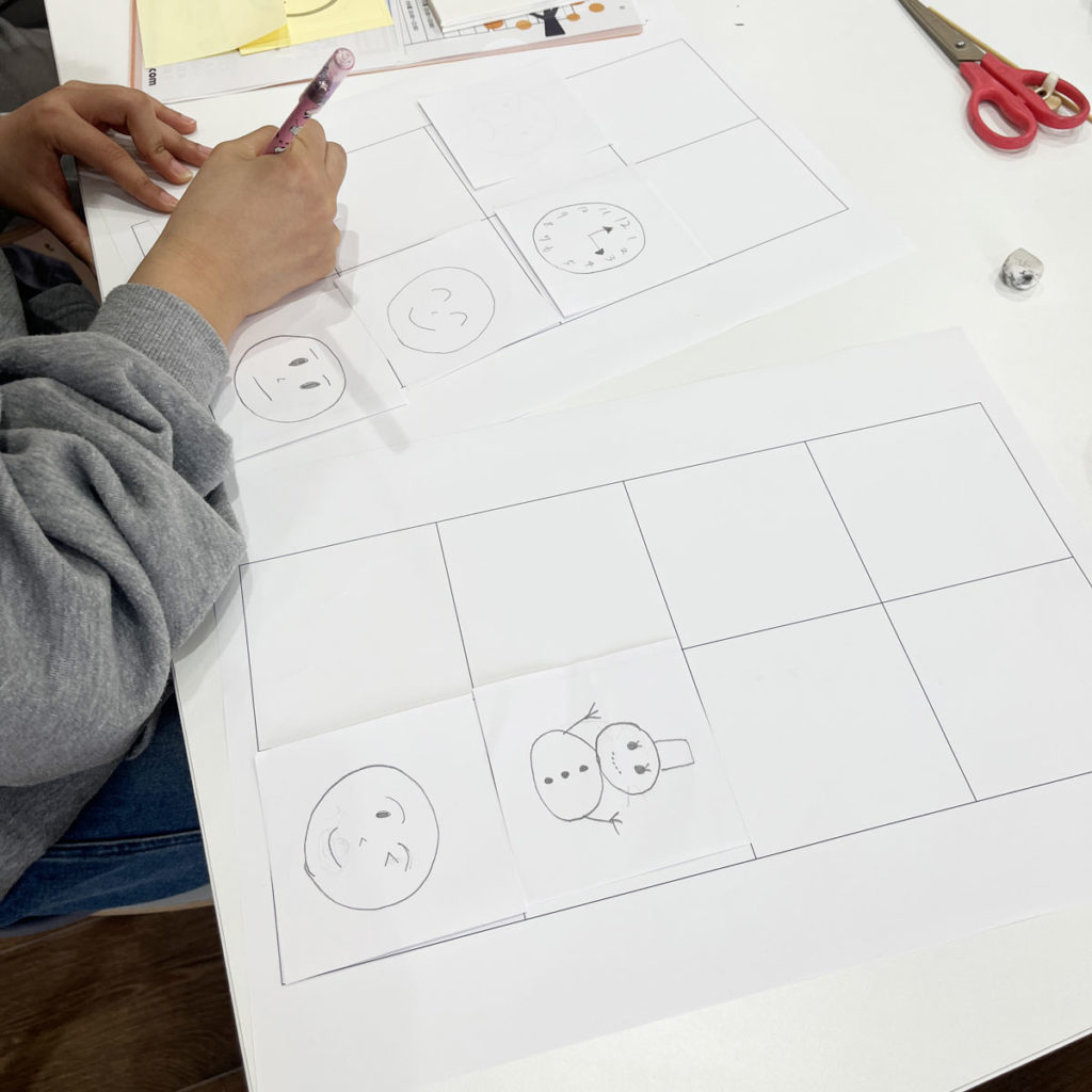 体験レッスン制作の様子