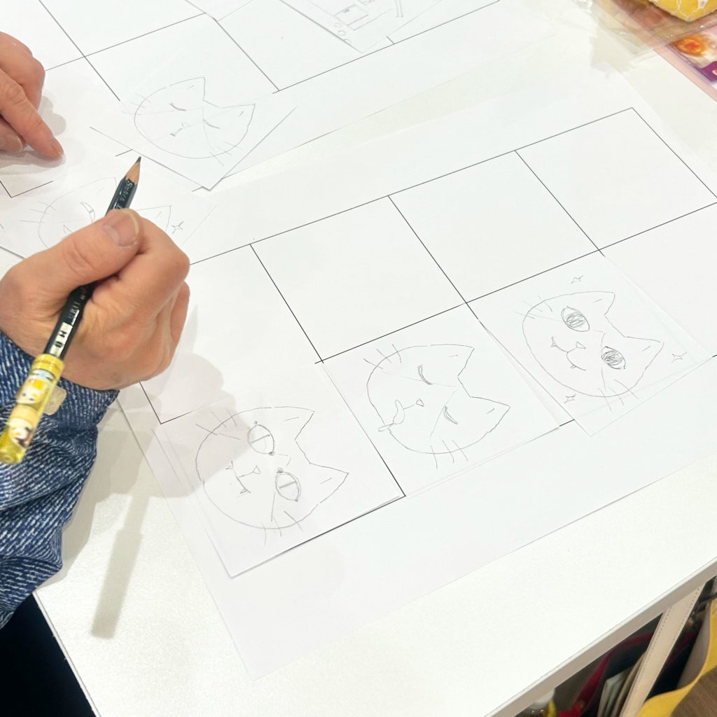 20260413_小さい紙にかおを描く